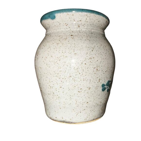 Great Bay Pottery Loon Vase Heavy Pottery Handpainted Country Primitive Rustic - Picture 5 of 8